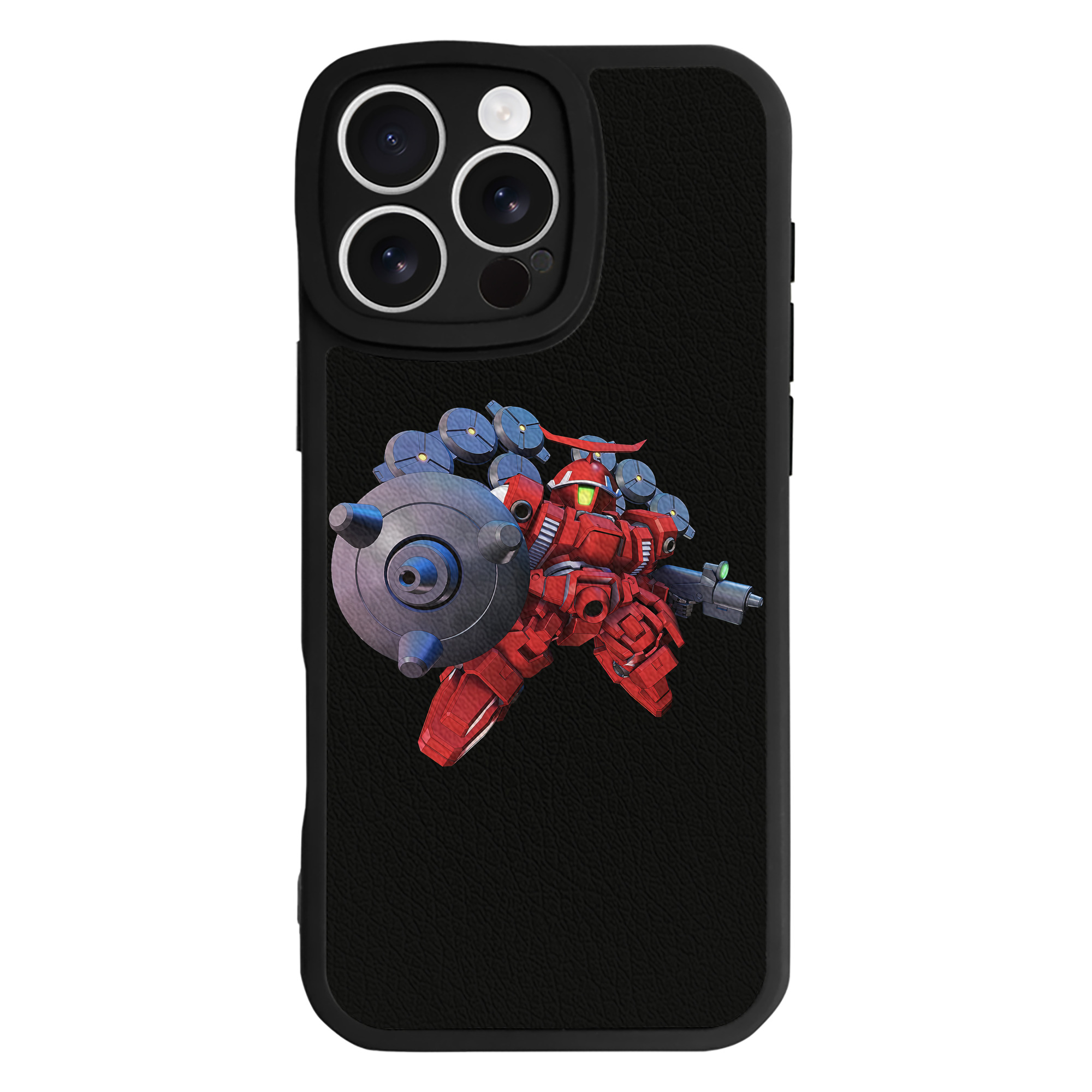（画像用） 機動戦士ガンダム Mobile Suit Gundam 【iPhone 16シリーズ対応】シリコンスマホケース（レザー調） 材質：シリコン